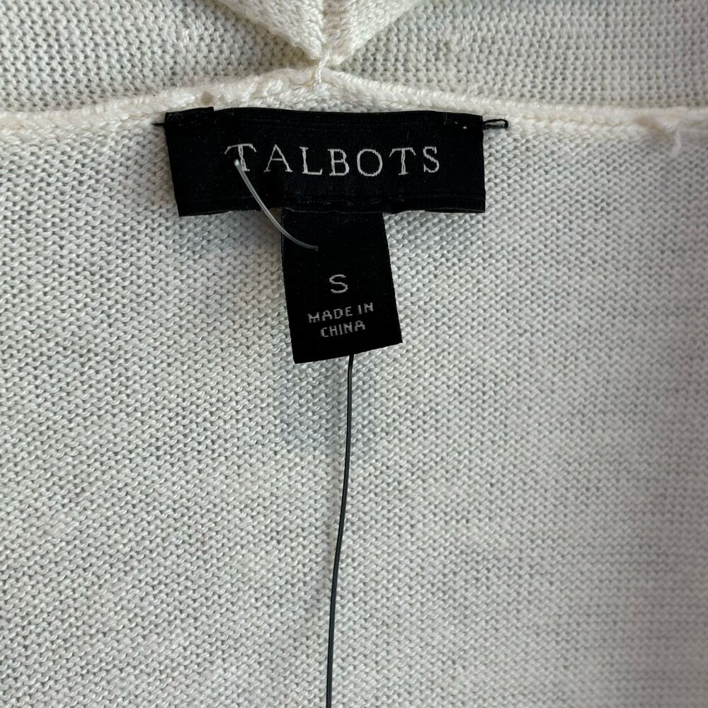 Talbots NWT Open Front Long Length Cardigan Sweater - size Small - Picture 4 of 7